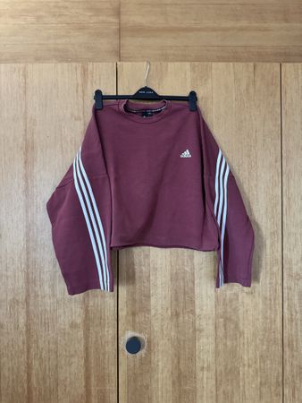 Rostbrauner Adidas-Pullover in XL