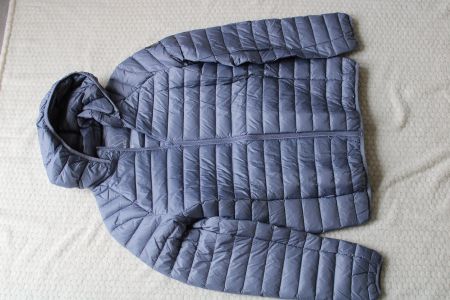 Veste bleu gris