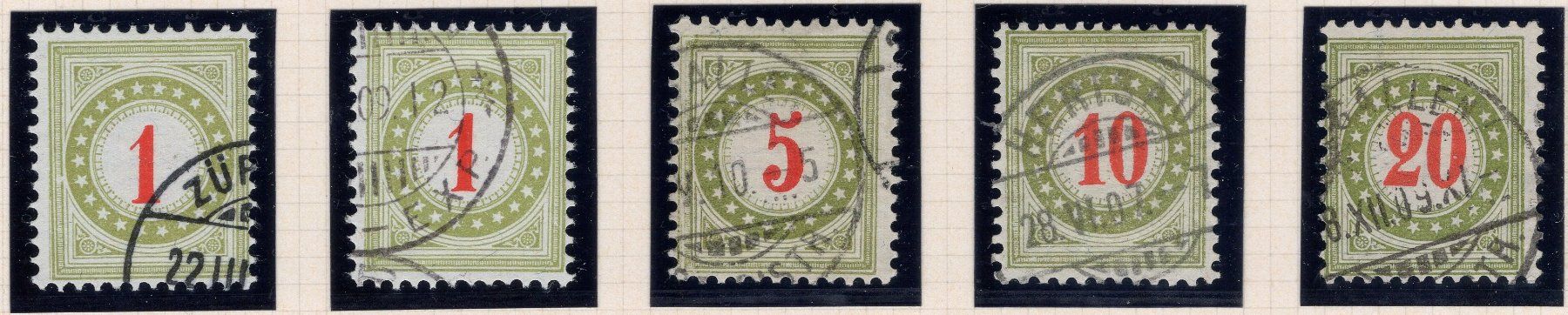 Tous les timbres: Schweizer Portomarken – D'occasion à Eglisau par Chperfins 2