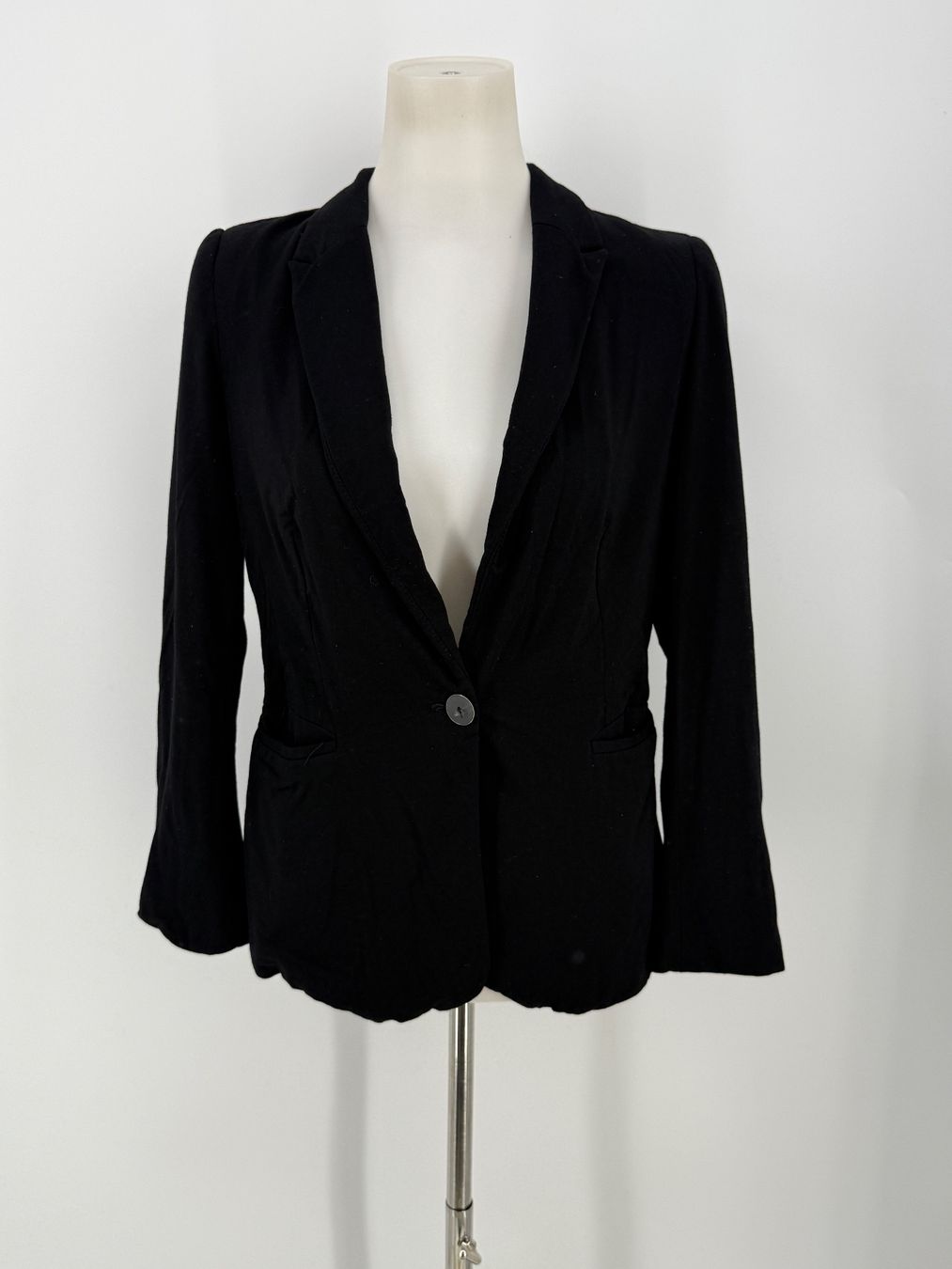 Zara Giacche: Schwarzer Jersey Blazer Gr. M von Zara – Usato da Auenstein venduto da moin.