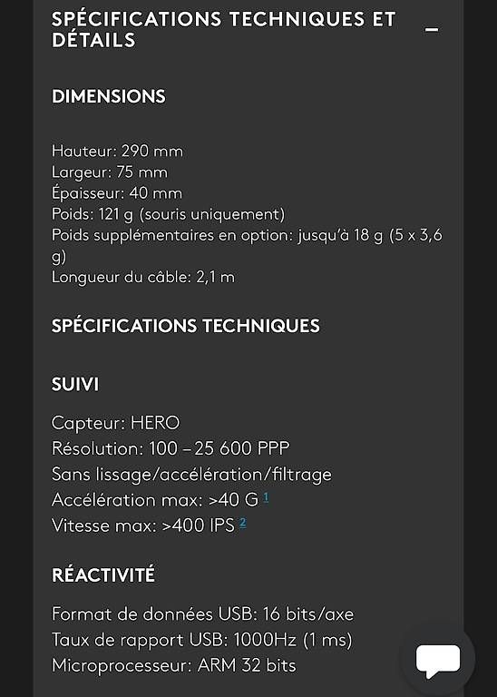 Mouse: Souris filaire Gaming - Logitech SE Hero – Usato da Lentigny venduto da EcuProd1 4