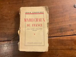 Livre rare Maréchaux de France, Louis Chardigny, 1185-1941.