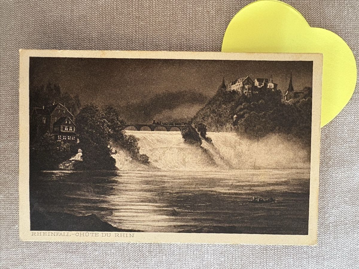 Cartoline postali: AK von Rheinfall – Usato da Rümlang venduto da Kartenpost1