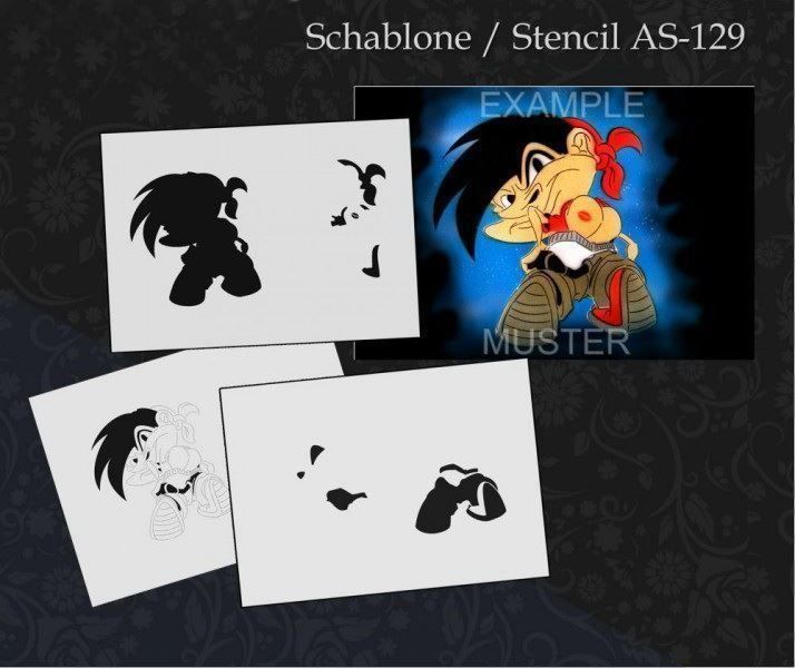 Schablonen: Step by Step Airbrush-Schablone Kiss me – Neu und originalverpackt aus Zürich von airbrush-and-more