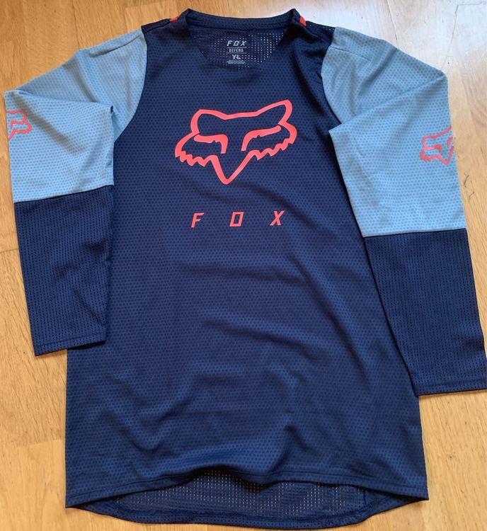 MTB FOX YOUTH DEFEND langarm JERSEY Gebraucht in Zurich fur CHF 20