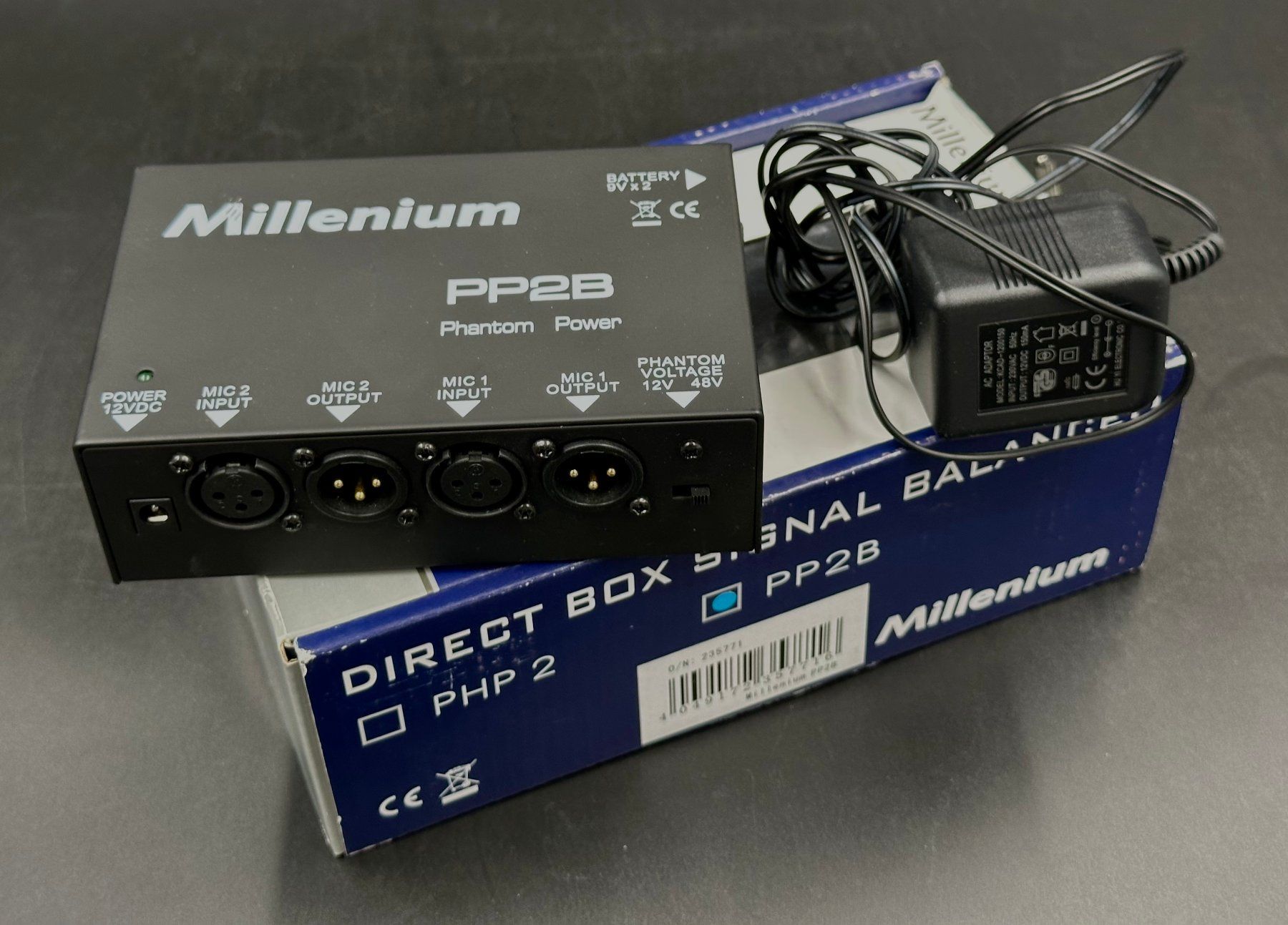 Unità & Adattatore: Millenium PP2B double adaptateur alimentation fantôme 48V – Usato da Morges venduto da pa_t