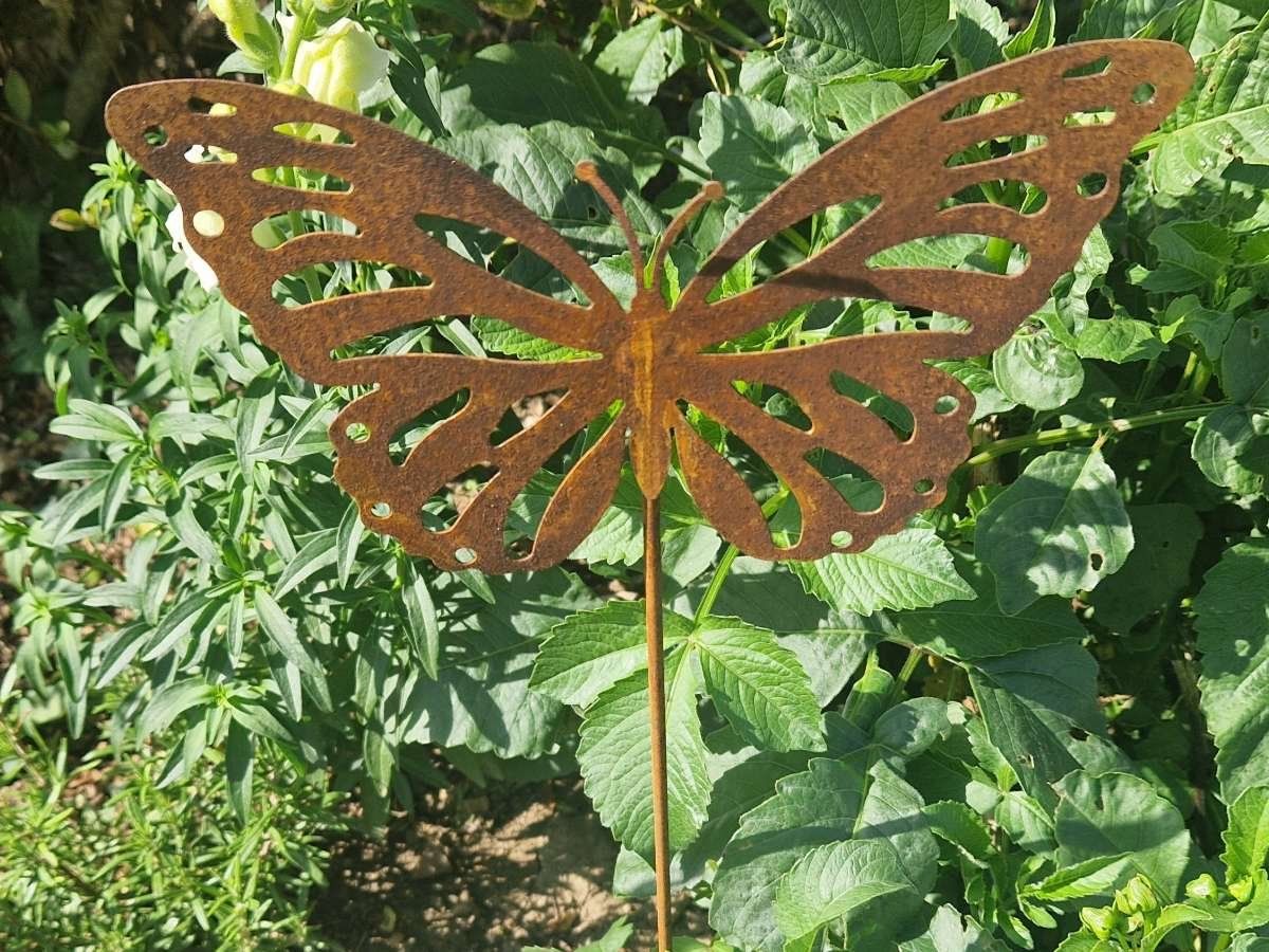 Alle Dekorationen: Metallstecker Schmetterlinge 60cm – Neu und originalverpackt aus Matzendorf von Gartendeko-Shop 2