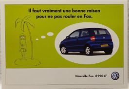 VW   Nouvelle   FOX   -   carte du concessionnaire