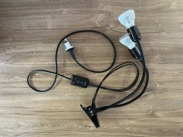 Sansi Pflanzenlampe 2x 10 Watt inkl Halterung