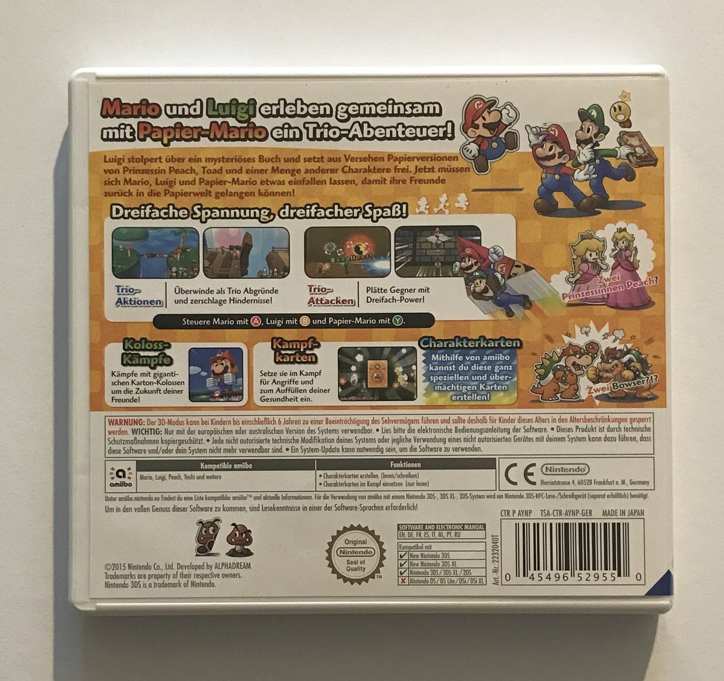 Giochi: 3DS - Mario & Luigi Paper Jam Bros. – Usato da Allschwil venduto da Bullach 2