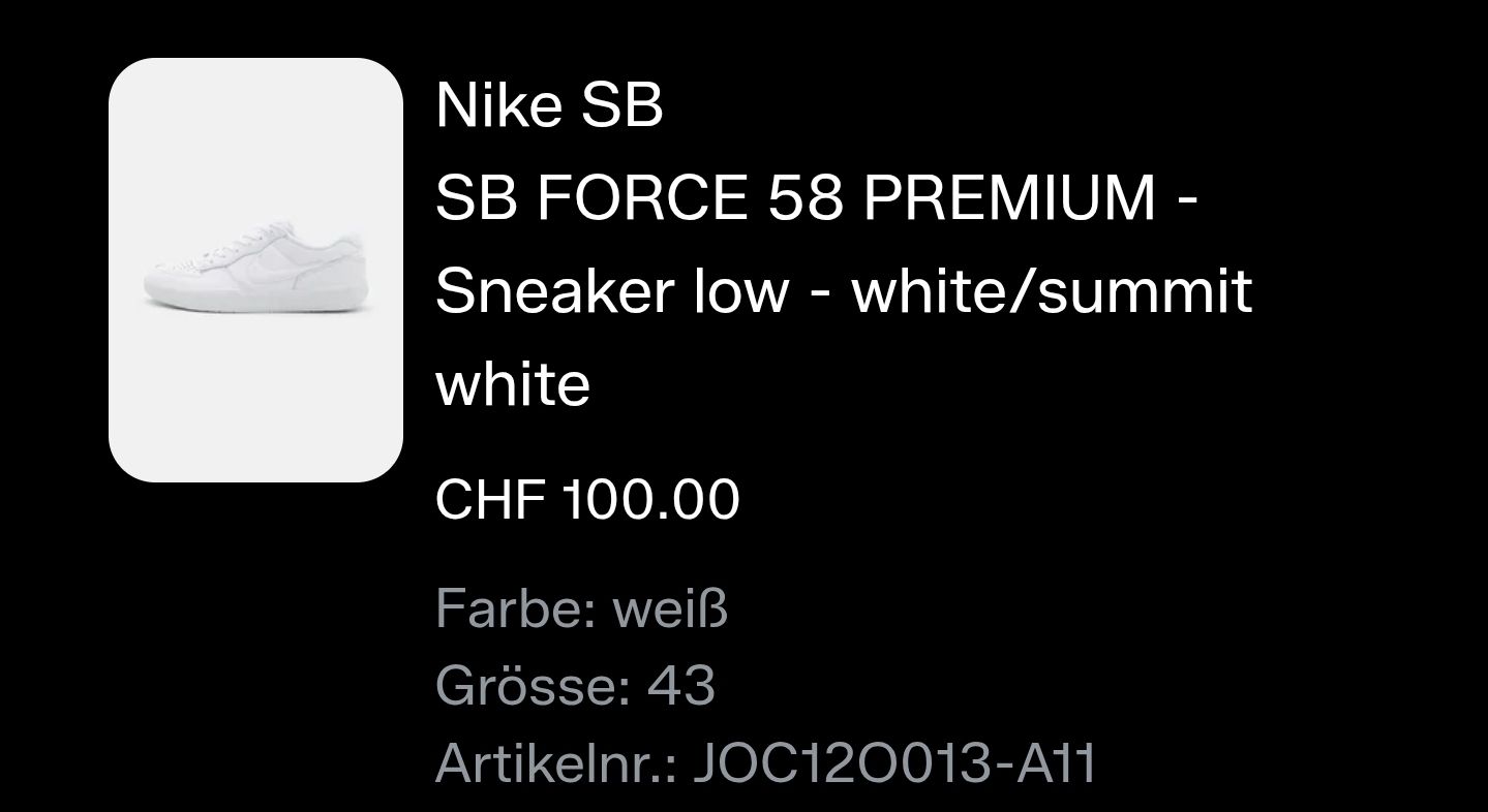 Nike Scarpe da uomo: Nike SB Force – Usato da Winterthur venduto da man_qfp6