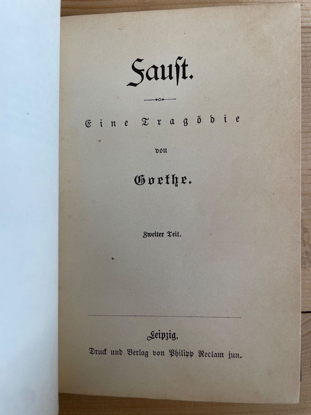 Libri: Antikes Buch "GOETHE - Faust: Eine Tragödie" – Usato da Frasnacht venduto da GracyStore 3