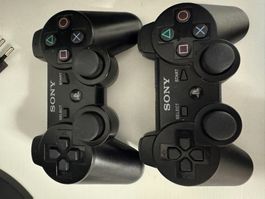 2 manettes PS3 Sony DualShock 3 - noir - bon état - prêt ...