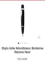 MONTBLANC Boheme Noir Neu/NP720CHF IDXX1202128Kugelschreiber