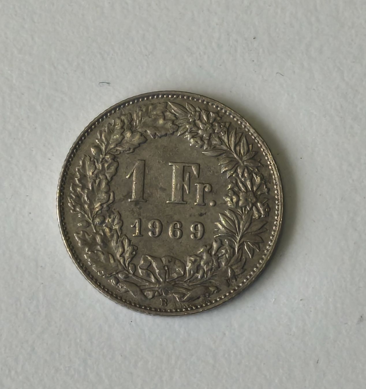 Toutes les monnaies: 1FR: 1Franken Münze 1969 – D'occasion à Hagendorn par Thom.74 1