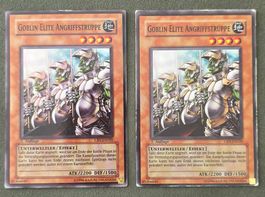 Yu-Gi-Oh! 1.Auflage 2x CRV-DE020 Goblin E. Angriffstruppe GD