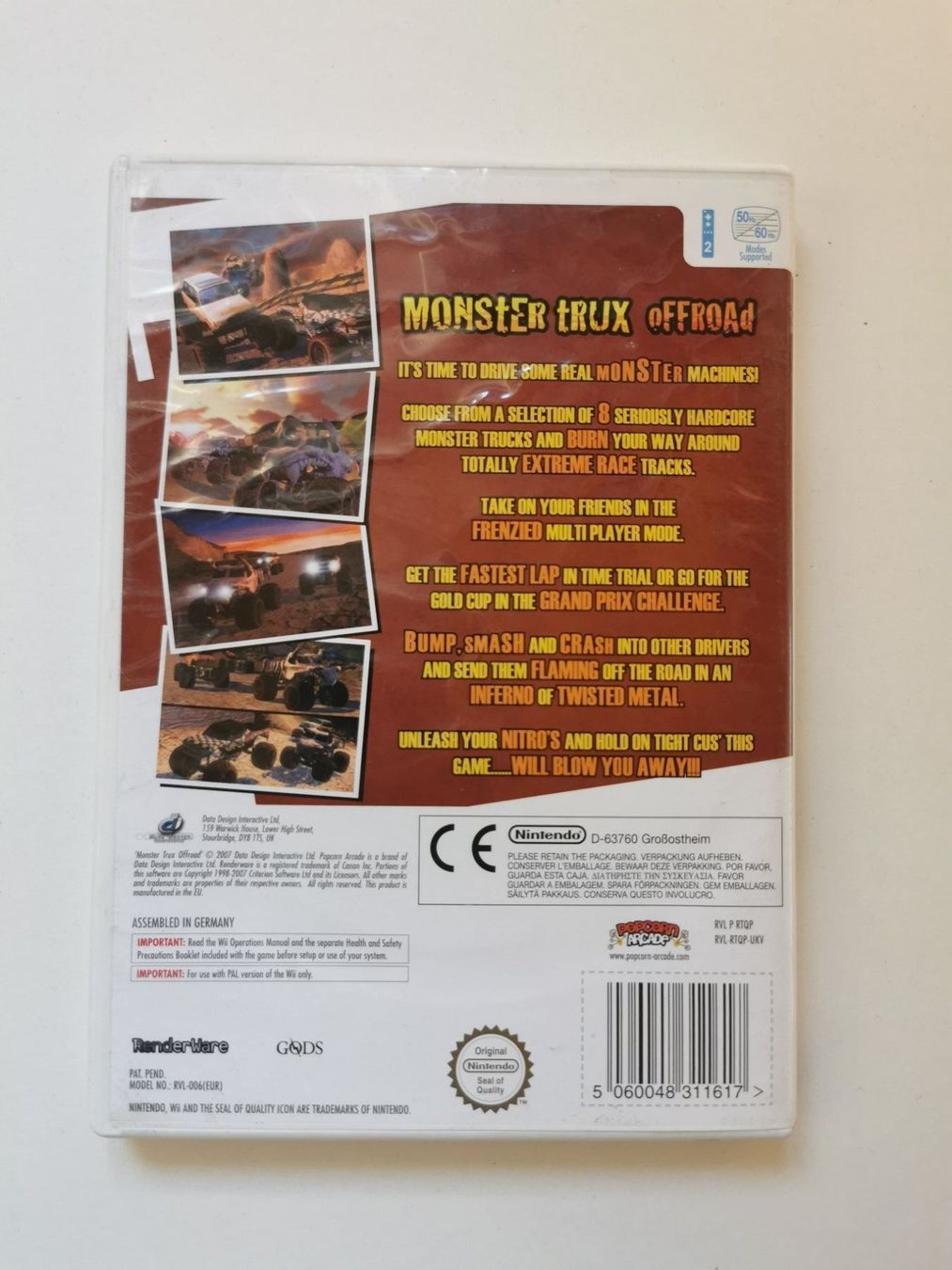 Nintendo Giochi: Wii - Monster Trux offroad – Usato da Lenzburg venduto da eyworld 2