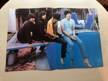 BEATLES rare Berichte + Poster 70's Kult Rock & Folk