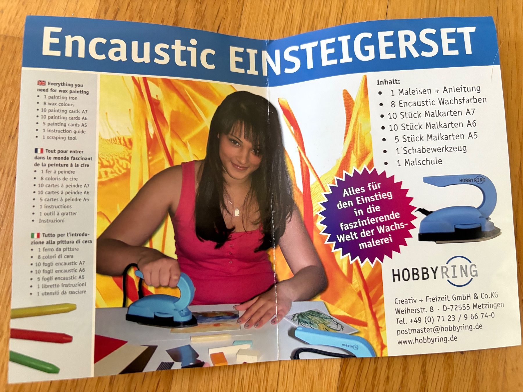 Kits de loisir créatif: Wachsmalstift Set Encaustic mit Zubehör – D'occasion à Rieden AG par imnuan 3