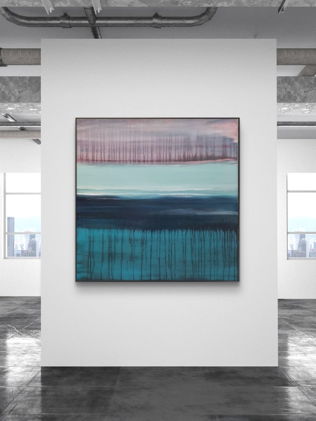 Tableaux: Originales abstraktes Bild 80x80x3cm – Neuf (Voir description) à Urdorf par Contra8 3