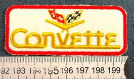 CORVETTE RACING AUTO LOGO AUFNÄHER PATCH MIT LEIM GESTICKT