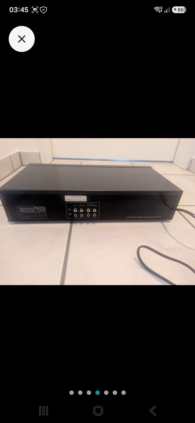 Technics Equalizer: Technics Graphic Stereo Equalizer SH-8046. – Gebraucht aus Weiningen ZH von scr_nh8m 2