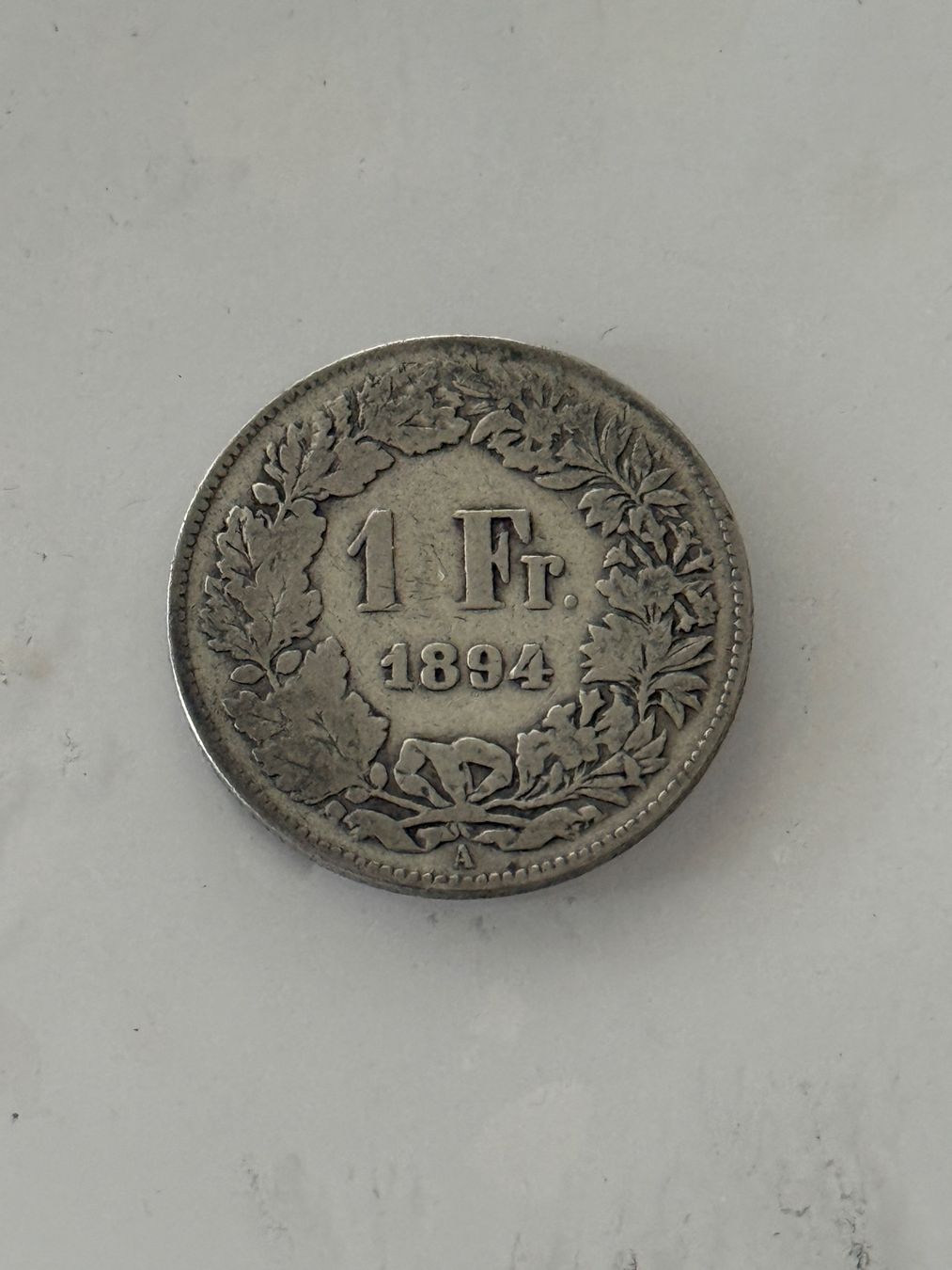 Tutti le monete: 1 Franken 1894  Rar – Usato da Wallisellen venduto da SWISS_SILVER1