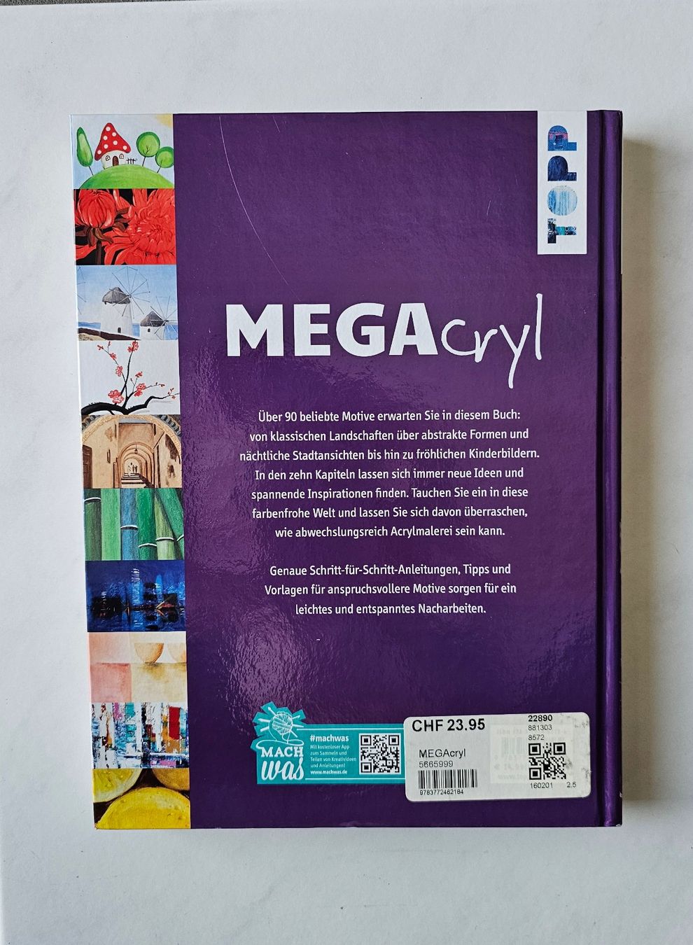 Libri: MEGAcryl - Das dickste Acrylmalbuch – Nuovo (secondo la descrizione) da Witterswil venduto da Regus 8