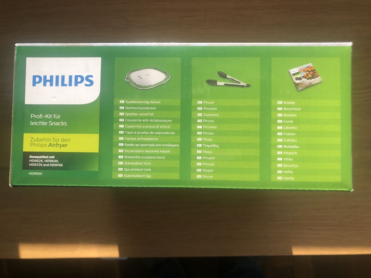 Philips Elettrodomestici da cucina: Lichte-snackmeesterset philips Airfryee – Nuovo e nell'imballaggio originale da Schlieren venduto da peterOnRicardo 2