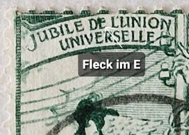 MA532) 77C, Abart Fleck im E gut sichtbar
