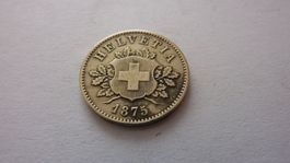 Seltener Zehnräppler 1875 , sehr schön+ , 1000.- Kat.