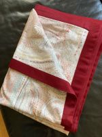 LUXURIÖSE TAGESDECKE PLAID von VOGHI, PAISLEY, 185x135, NEU!