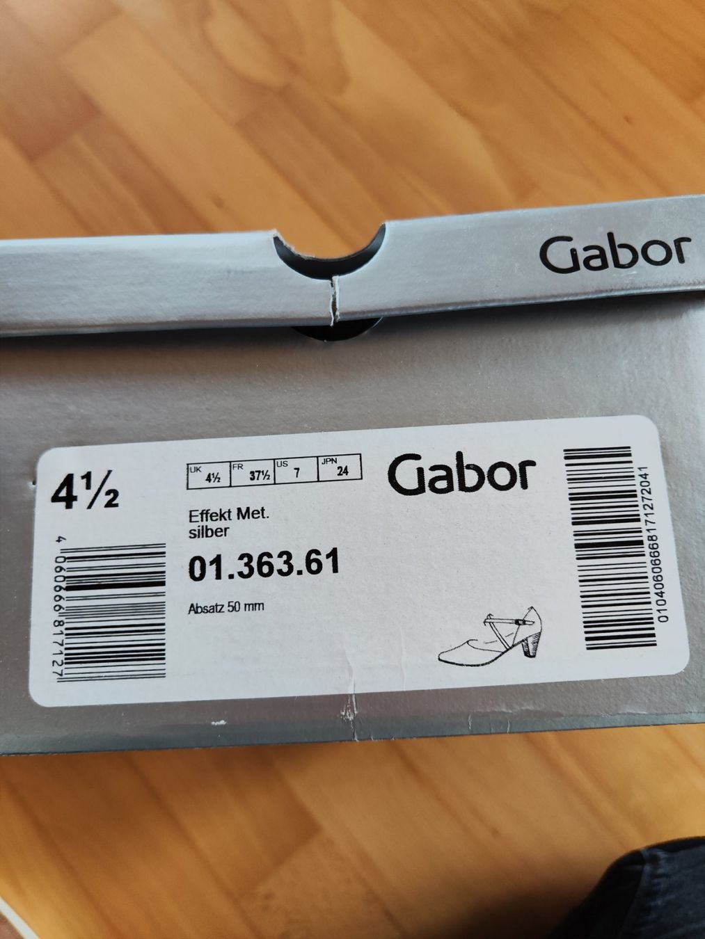 Gabor Scarpe da donna: Gabor Pumps silber Grösse 4.5 – Usato da Andelfingen venduto da fair_trade_with_me 3