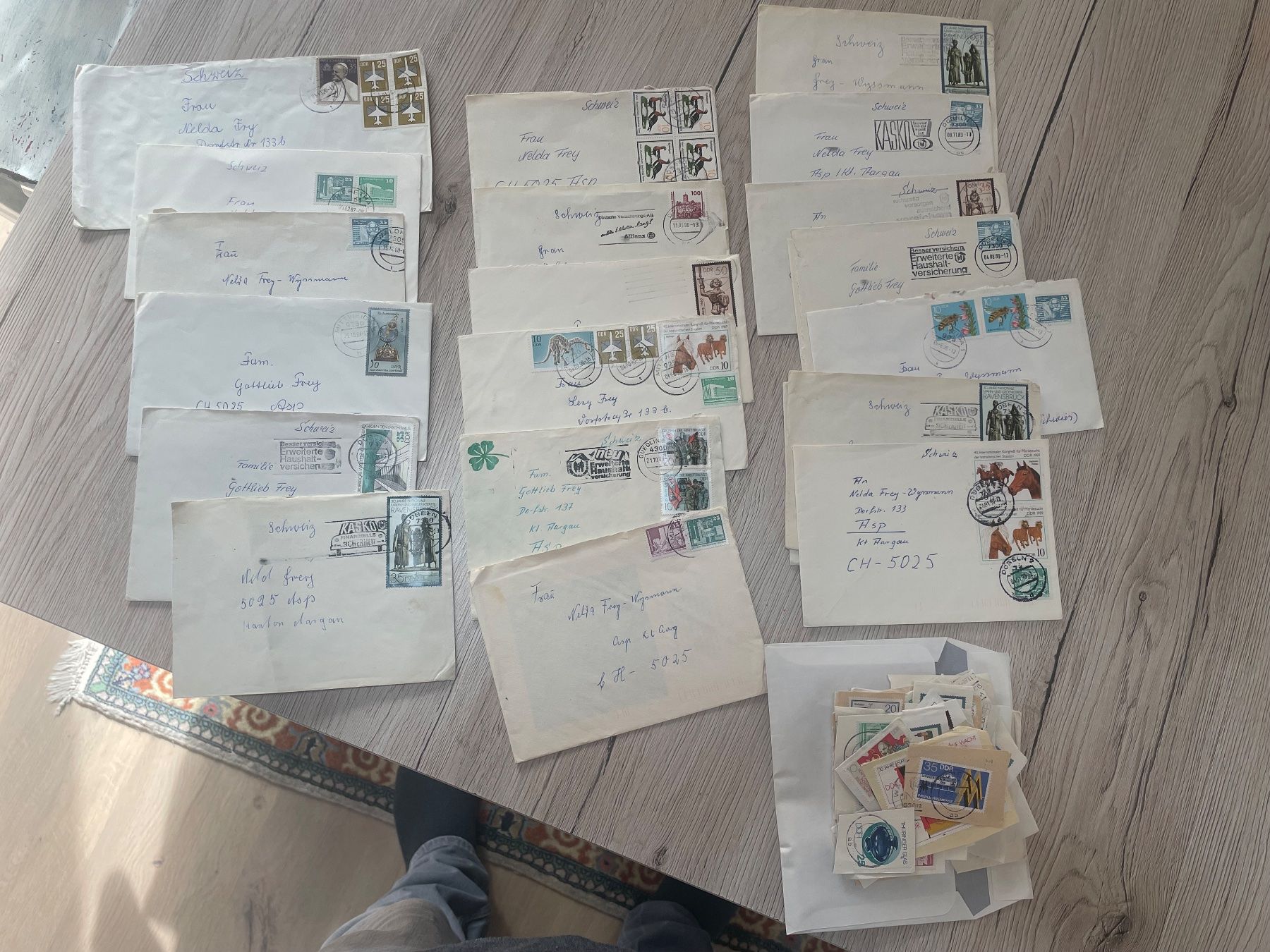 Tutti i francobolli: Brieflot DDR – Usato da Obergösgen venduto da Rromi1
