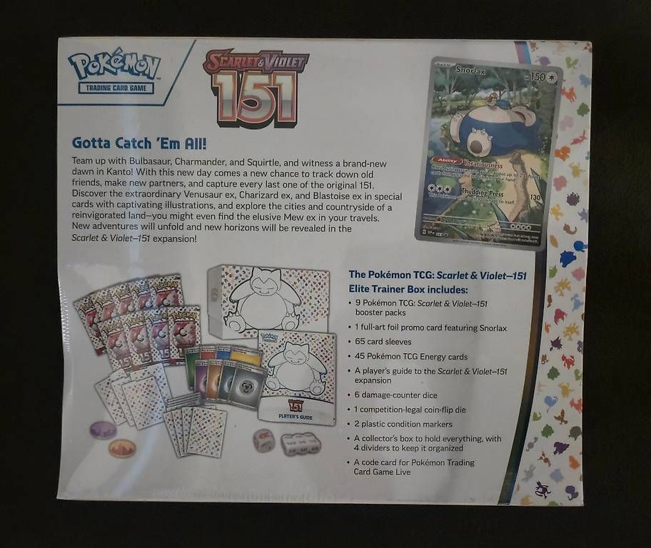Pokémon Carte collezionabili: Pokémon 151 ETB eng – Nuovo e nell'imballaggio originale da Basel venduto da SwissVault 1
