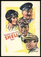Reklame für Shell Tankstellen, Portrait