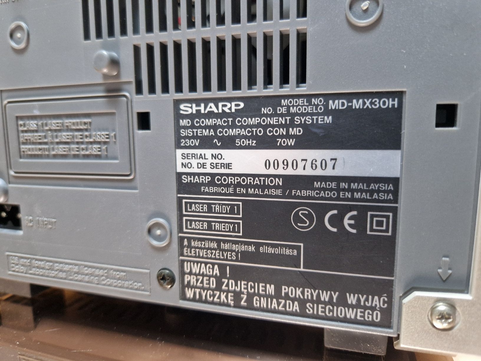 Sharp Lecteur multimedia & Streamer: Sharp MD-MX30H – D'occasion à Arbon par Mayak_Sound 8