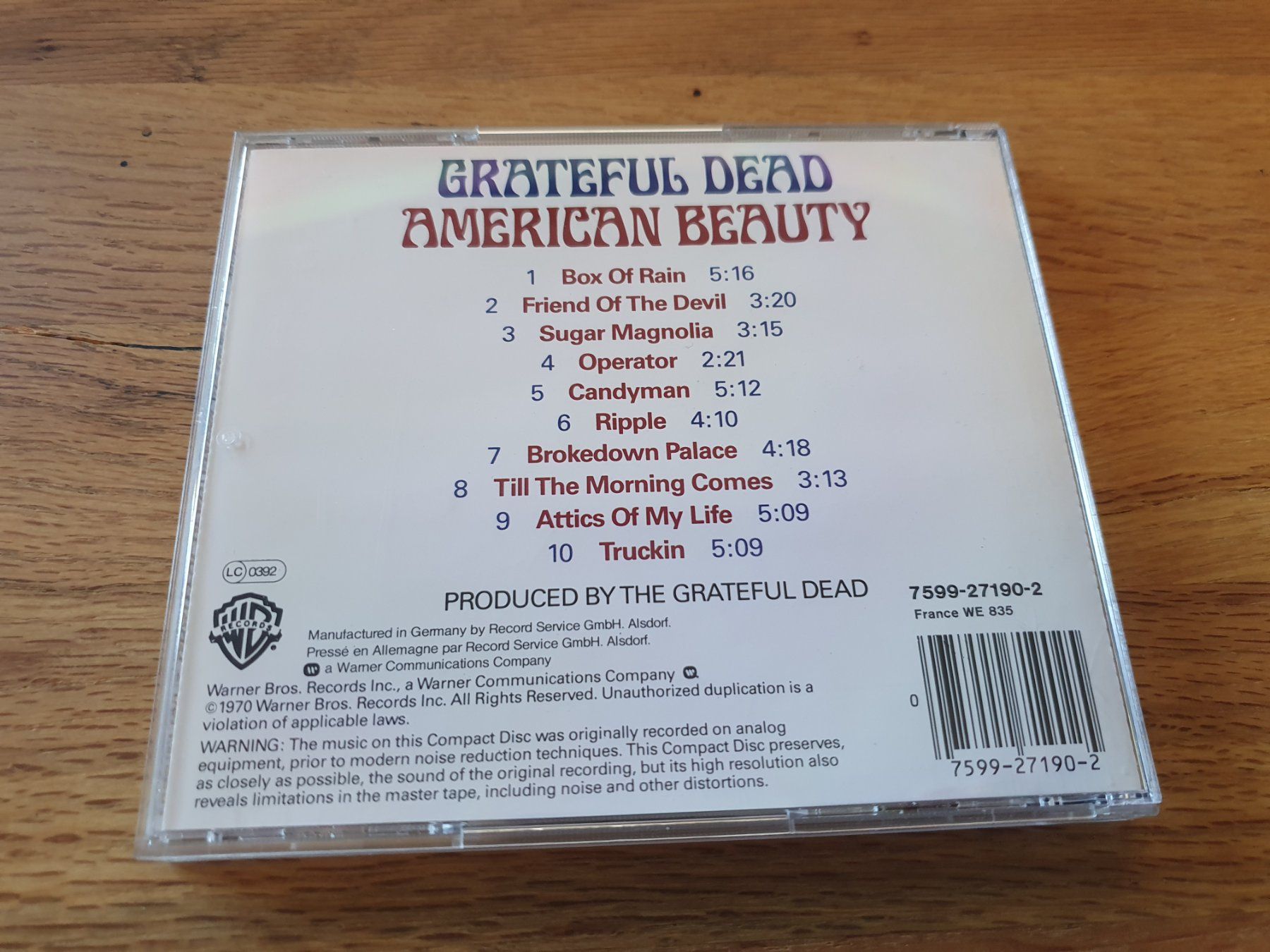 CD: Greatful Dead - American Beauty - CD – Usato da Auenstein venduto da Trilos 1