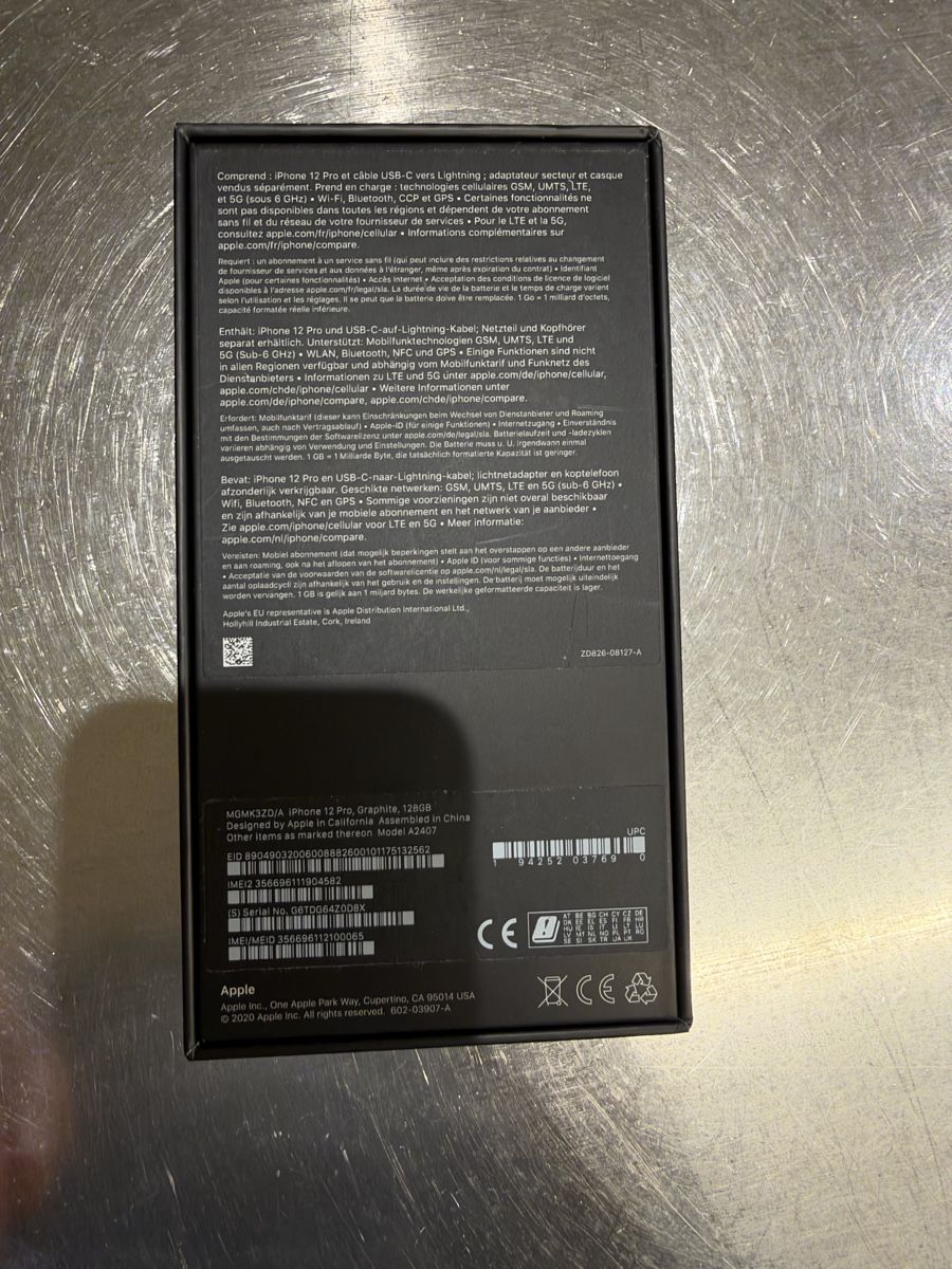 Apple Handys / Smartphones: Apple iPhone 12 Pro 128 GB Graphit – Gebraucht aus Lenzburg von Degi 5