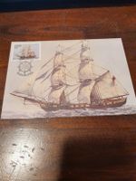 Carte postale Hamburg, voilier historique, rare timbre !