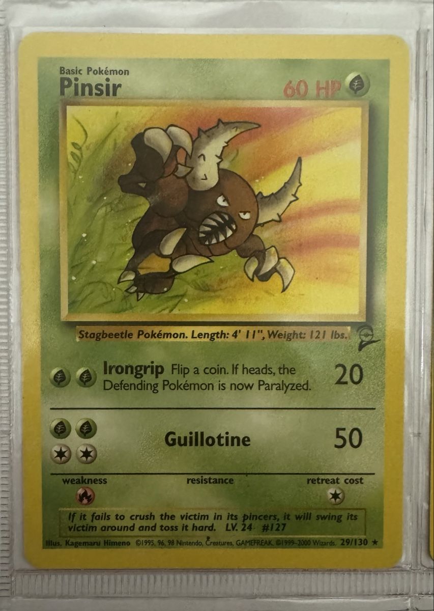 Pokémon Carte collezionabili: Pokémon Pinsir Base Set 2 – Nuovo (secondo la descrizione) da Aarau Rohr venduto da mic_d6nr
