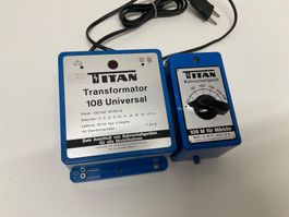 Titan Trafo, 108 mit 109 AC für Märklin, Bespielt
