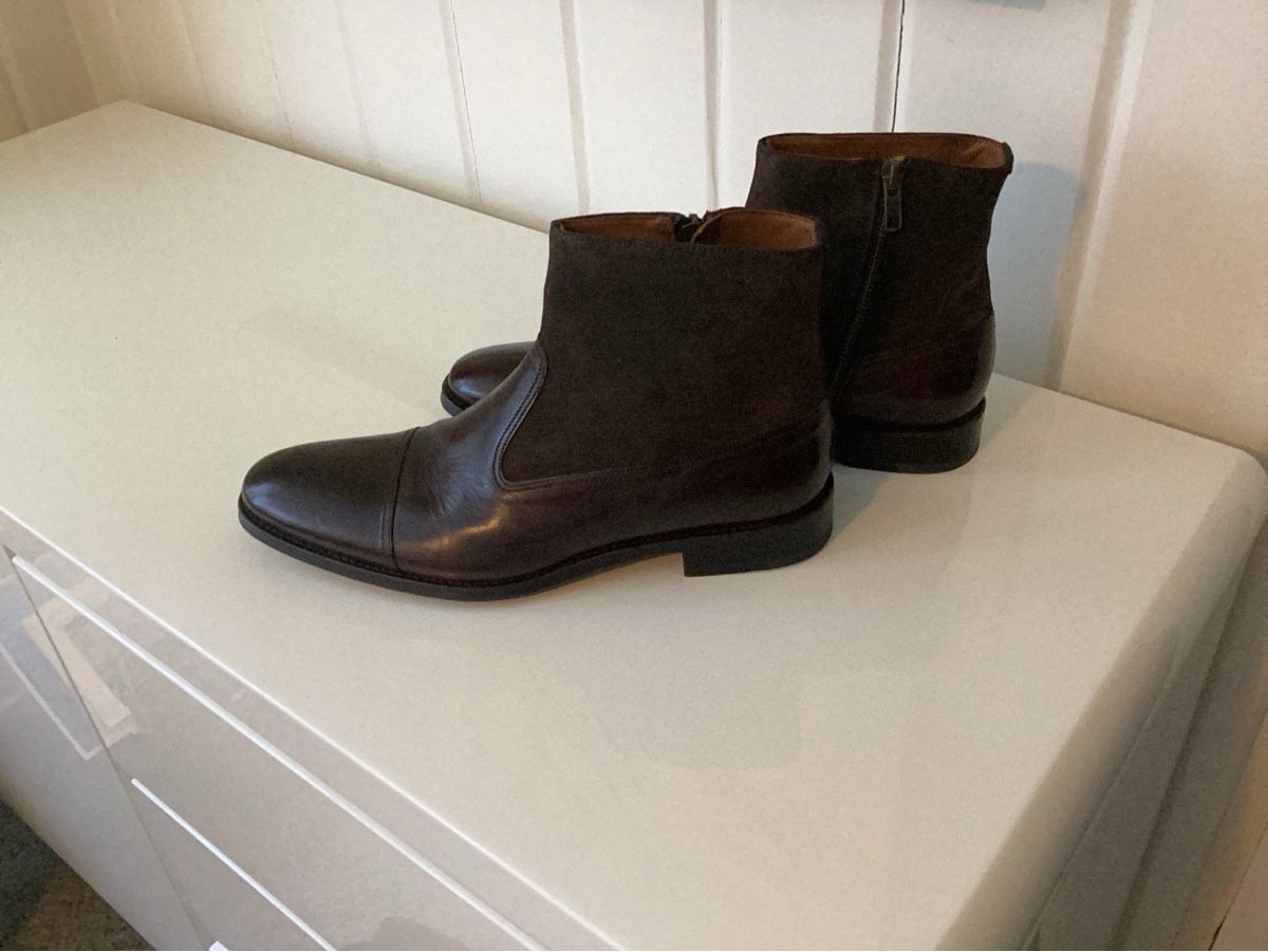 Navyboot Scarpe da uomo: Stiefeletten Wildleder/Glattleder Grösse 41 – Nuovo (secondo la descrizione) da Wil SG venduto da tho_tm8v 2