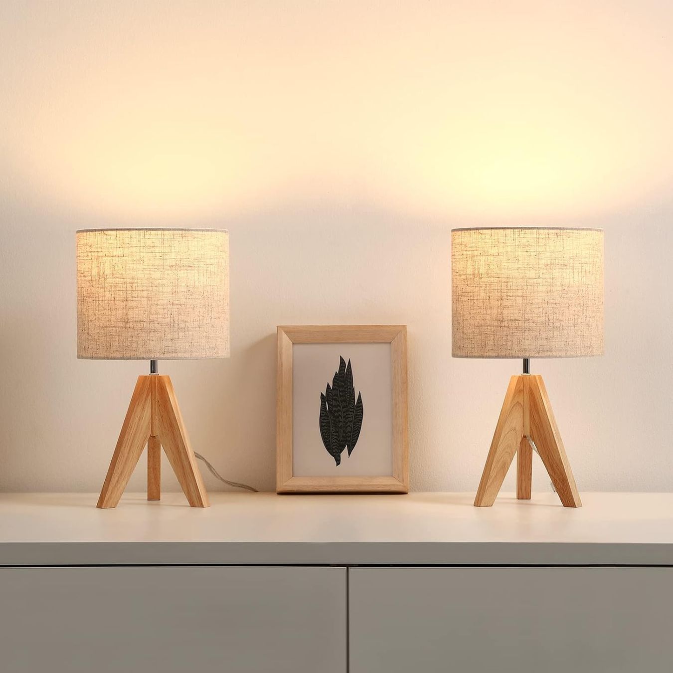 Lampade: 2er Set Tischlampe Holz – Nuovo e nell'imballaggio originale da Nuglar venduto da SaleRitter 7