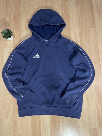 Adidas Hoodie Gr. 164cm(13-14J) Blau - Original Top Zustand!