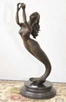Bronze Figur die Erotic Meer Jungfrau