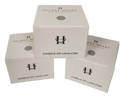 SECRET HEART - candle of love - 3 Kerzen (neu/OVP)