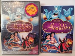 Disney - ALADDIN 2 DVD s + BUCH - NEU+ORIGINAL VERPACKT