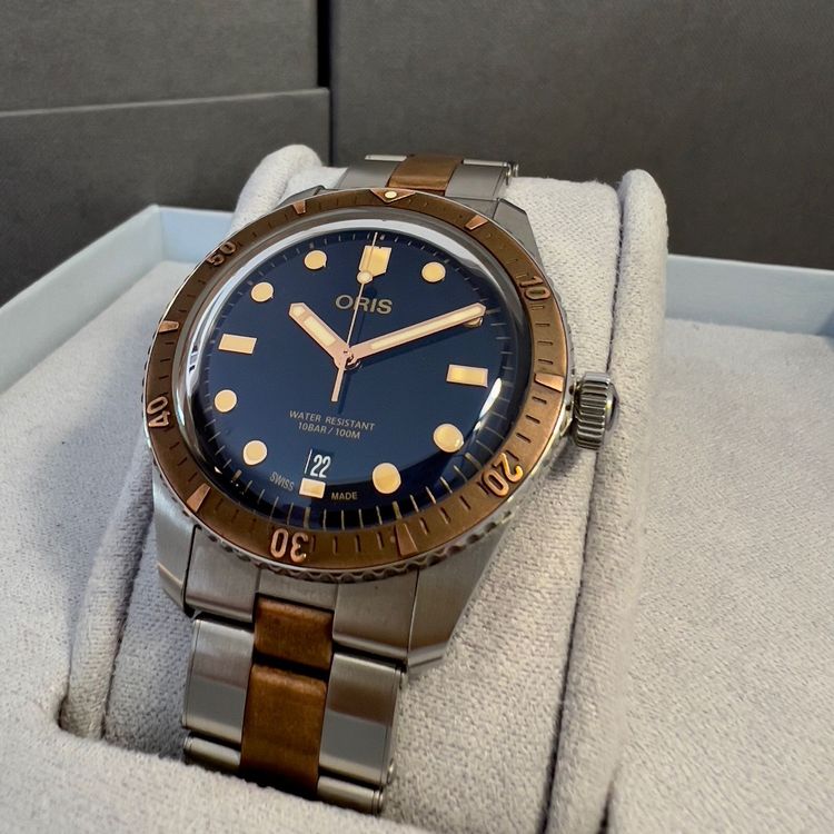 Oris 65 bronze on sale patina