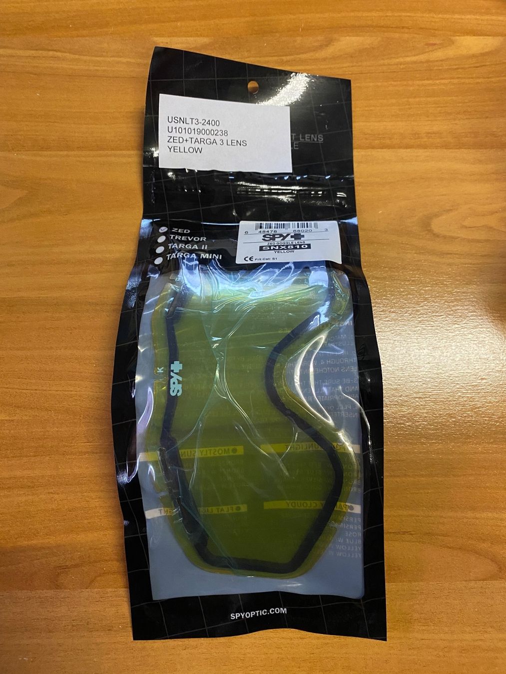 Occhiali & Lenti: Spy+ Verre masque Zed+Targa 3 Yellow – Nuovo e nell'imballaggio originale da Orbe venduto da D-stockFactory-Orbe